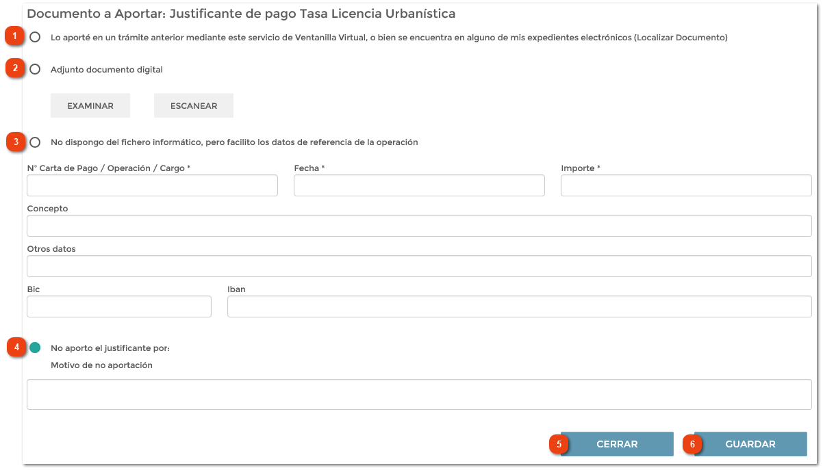 2.1.3.2.1.1. Aportación de Justificantes