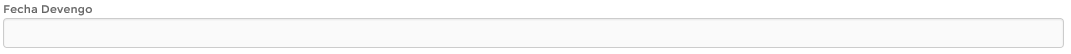 3. Fecha Devengo